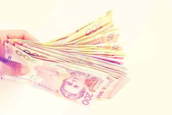 Ukrainisches Geld Für 200 Und 500 Uah Wirtschaft Ukraine — Stockfoto