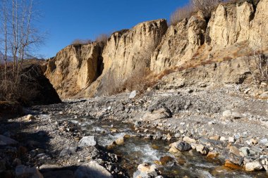 dağ dere gorge, Himalayalar, Nepal.