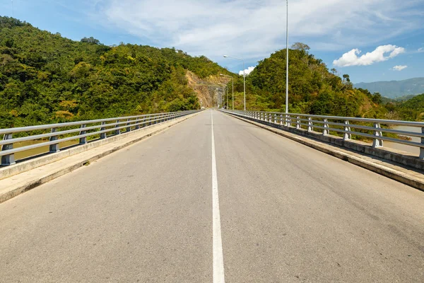 Bridge Mekong River Border Sainyabuli Province Luang Prabang Province Laos — Stock Photo, Image