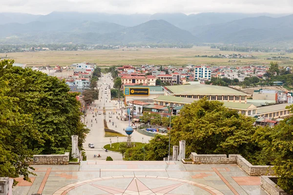 Vista de la ciudad de Dien Bien Phu . — Foto de Stock