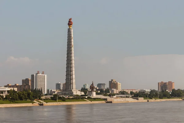 Juche-Turm, Pjongyang, Nordkorea — Stockfoto