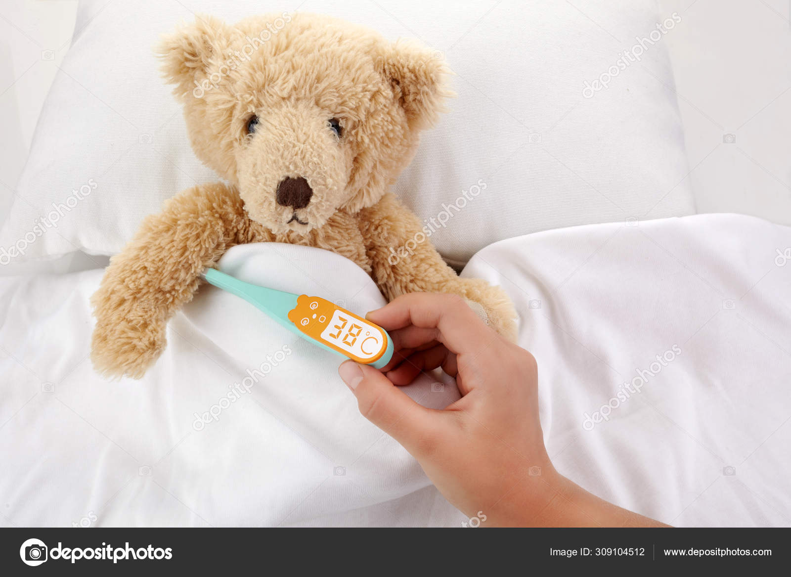 sick teddy bear