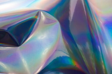 Çoklu renkli modern halografik folyo deseni