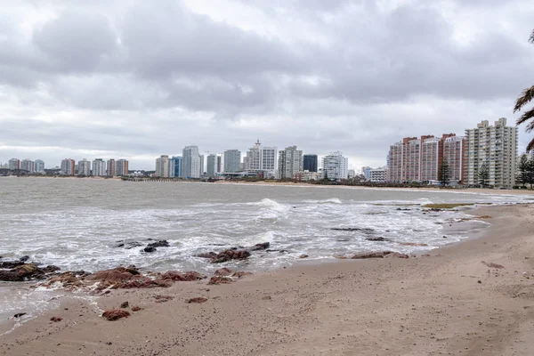 Hermosas Playas Península Punta Del Este Para Vacaciones Familiares —  Fotos de Stock