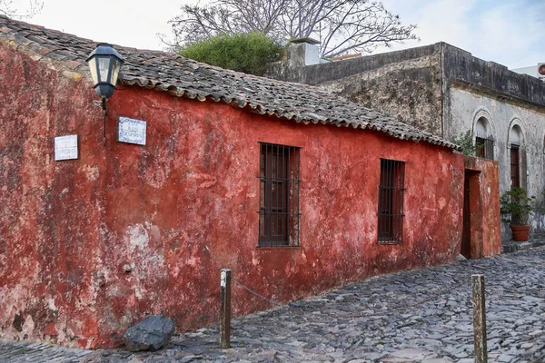 Uruguay 'daki Colonia del Sacramento şehrinin tarihi merkezi.