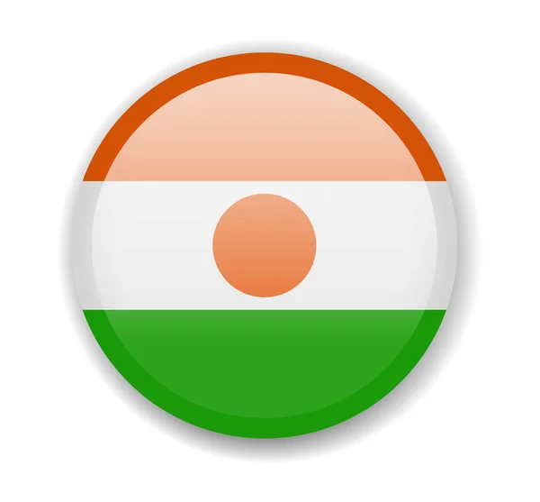 Niger Flag Bright Icon Vector Illustration Vector Graphics