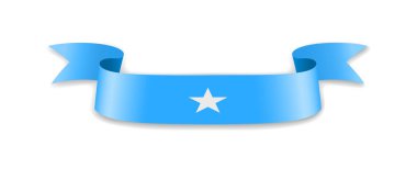Somali bayrağı dalga şerit şeklinde.