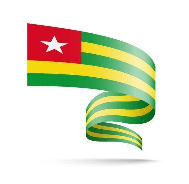Togo bayrak dalga şerit şeklinde.