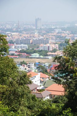 Gözlem güvertesinden Pattaya 'nın görüntüsü