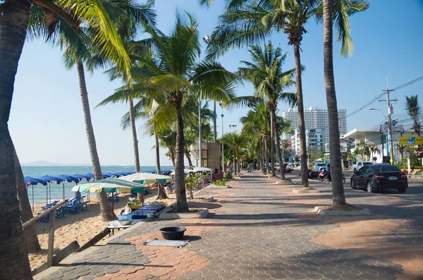 Blick Auf Den Jomtien Strand Pattaya — Stockfoto