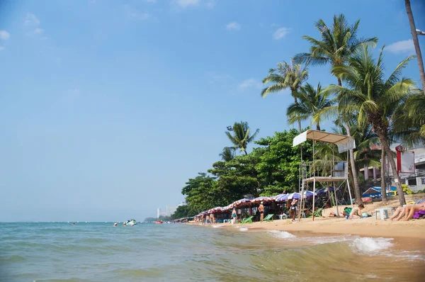 Vista Playa Jomtien Pattaya — Foto de Stock