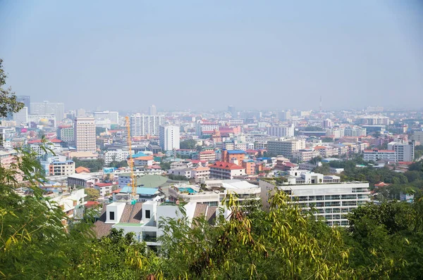 从观景台看Pattaya — 图库照片