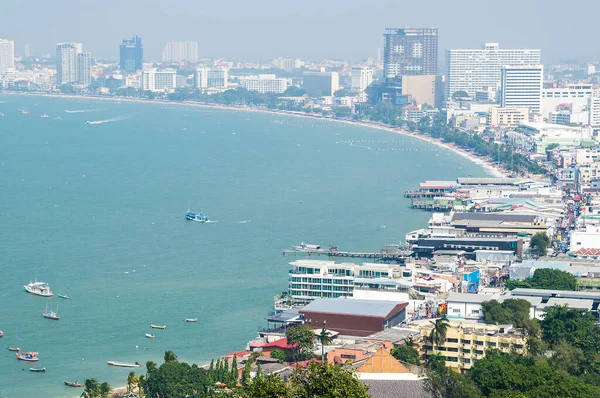 从观景台看Pattaya — 图库照片