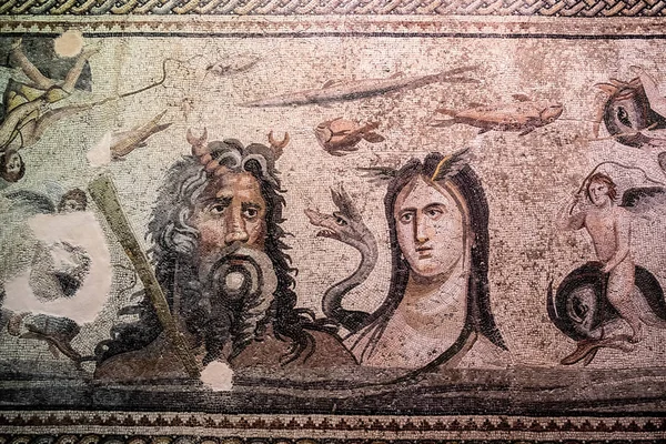 Zeugma Museum Gaziantep Türkei Juni 2019 Mosaiken Zeugma Mosaik Museum — Stockfoto