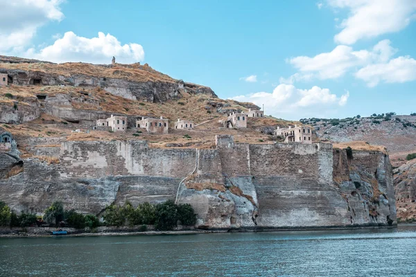 Rumkale Gaziantep Turkey October 2019 Old Ancient City Houses Rumkale — Stock Photo, Image