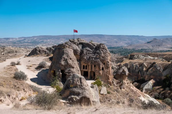 Pancarlik Templom Cappadociában Törökországban Faragott Barlang Templom Ismert Pancarlik Kilisesi — Stock Fotó