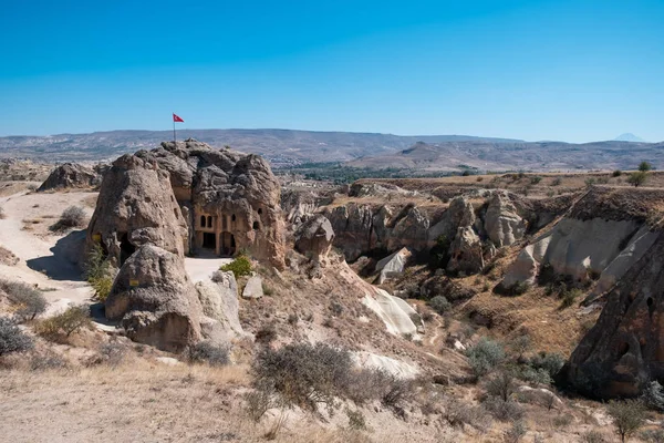 Pancarlik Templom Cappadociában Törökországban Faragott Barlang Templom Ismert Pancarlik Kilisesi — Stock Fotó