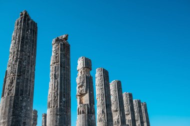 Uzunaburc Antik Şehir kalıntıları, mermer sütunlar