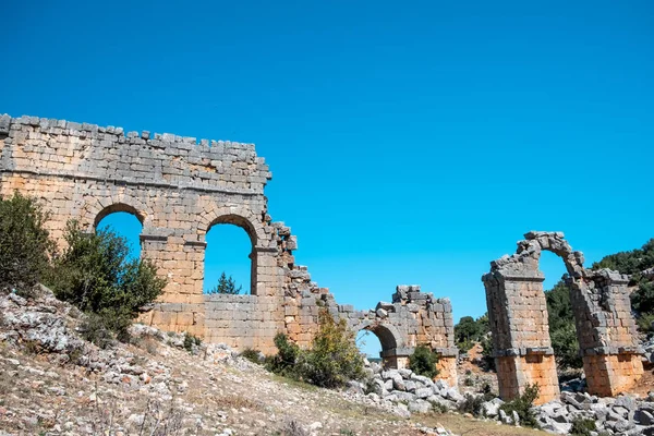 Olba Ancient City Dikenal Sebagai Olba Antik Kenti Dalam Bahasa — Stok Foto