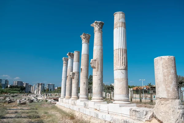 Ruïnes Van Pompeipolis Oude Stad Pompeipolis Kleine Oude Stad Mersin — Stockfoto