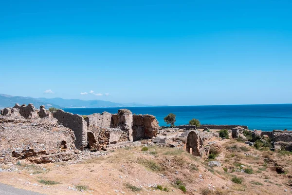 Ruinas Del Anamurium Antiguo Teatro Ciudad Anamur Turquía — Foto de Stock