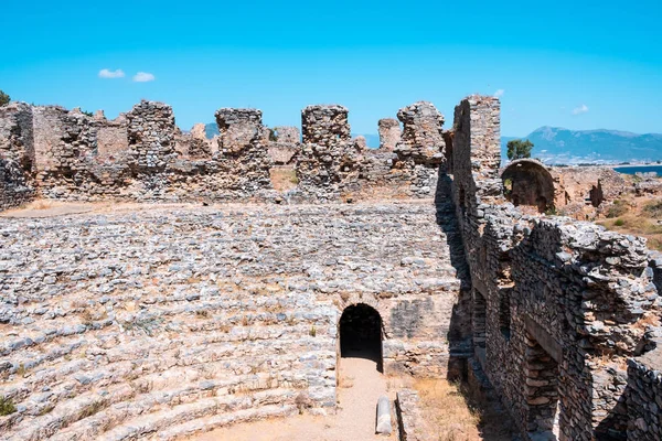 Ruins Anamurium Ancient City Theater Anamur Town Törökország — Stock Fotó