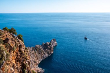 Alanya, Alanya 'nın hava panoramik fotoğrafı, Alanya kalesinden fotoğraf.