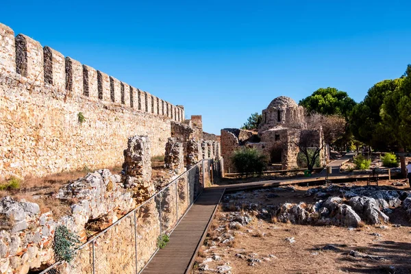 Εσωτερική Φωτογραφία Του Κάστρου Alanya — Φωτογραφία Αρχείου