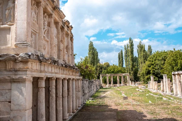 Afrodisia Afrodisia Tempio Afrodite Rovina Della Città Antica Afrodisia Turchia — Foto Stock