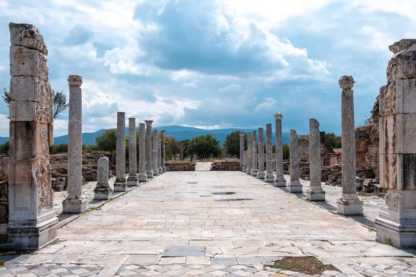 Afrodisias Las Afrodisias Templo Afrodita Está Ruinas Afrodisias Ciudad Antigua — Foto de Stock