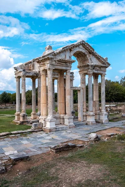 Afrodisia Afrodisia Tempio Afrodite Rovina Della Città Antica Afrodisia Turchia — Foto Stock