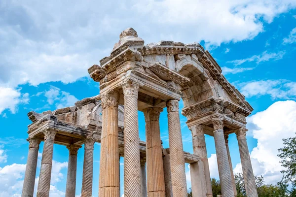 Afrodísias Afrodísias Templo Afrodite Está Ruínas Afrodísias Cidade Antiga Turquia — Fotografia de Stock