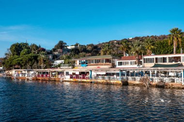 Bodrum Kasabası, Bodrum / Türkiye - Eylül 2019: Gumusluk Bodrum Kasabası 'nın en popüler vilayeti