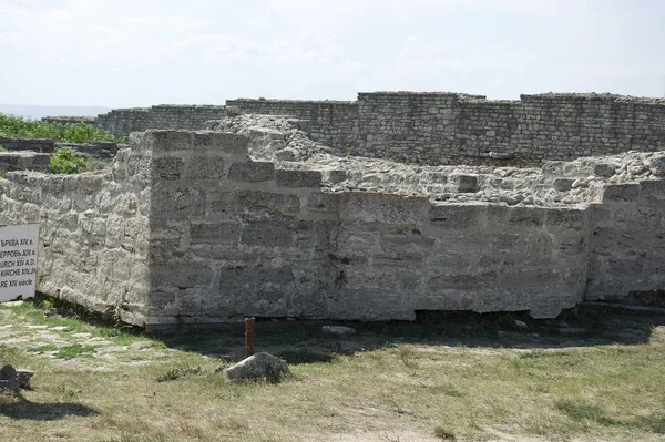 Restos Fortaleza Cape Kaliakra Bulgária — Fotografia de Stock