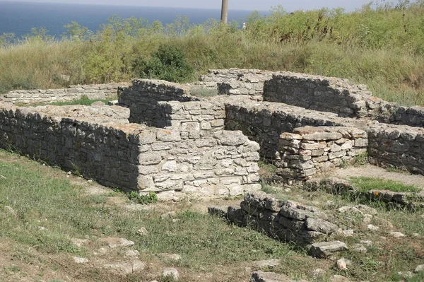 Restos Fortaleza Cape Kaliakra Bulgária — Fotografia de Stock