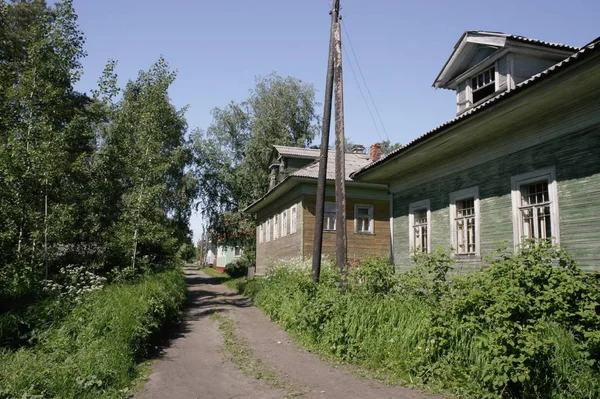 Byn Den Ryska Nord — Stockfoto