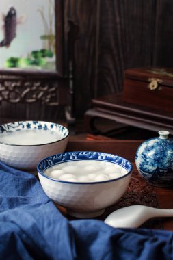 Çin gıda - küçük yapışkan pirinç topları