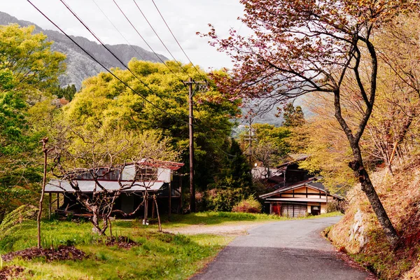 Άποψη Του Ένα Παραδοσιακό Ιαπωνικό Σπίτι — Φωτογραφία Αρχείου