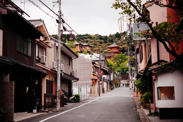 Vista Uma Das Ruas Kyoto Japão — Fotografia de Stock