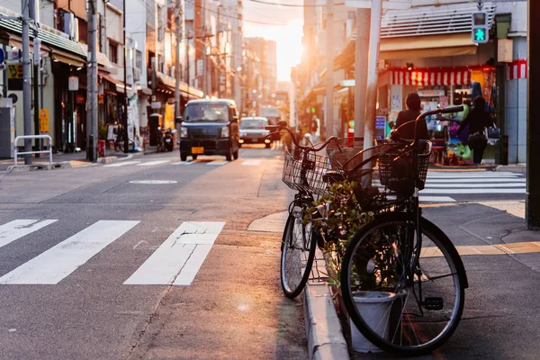 Tokyo Japonya Nın Asakusa Bölgesinde Caddelerinden Birinin Görünümü — Stok fotoğraf