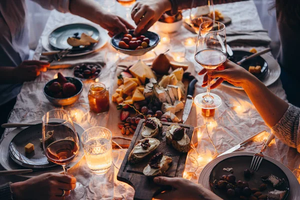 Festa a cena — Foto Stock