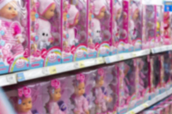 Defocus background, children\'s store showcase, toy store for children