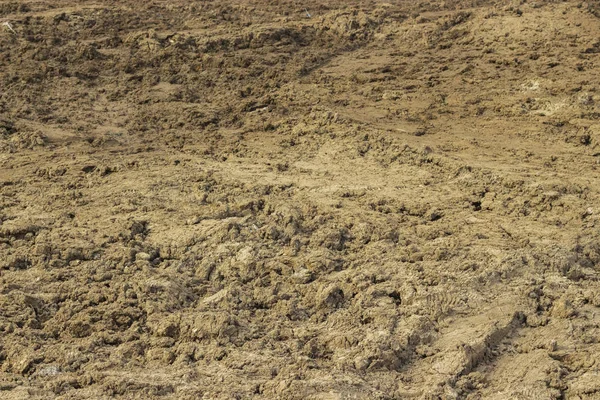 점토는 비옥한 토양, 배경 질감이 아닙니다. 지구 먼지 점토 토양 — 스톡 사진