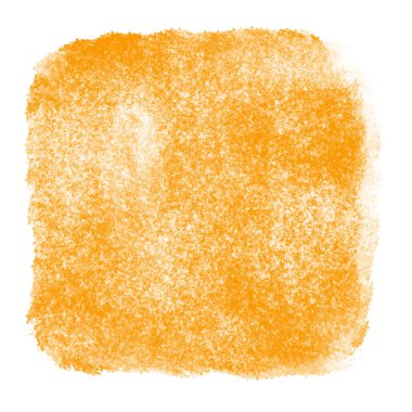 Portakal rengi suluboya arka plan duvar kağıdı arkaplanı. Kağıt üzerine kare şeklinde suluboya resim. Engebeli grunge desen akvaryum tonu