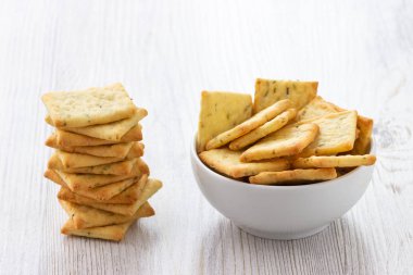 Masada kase kuru tuzlu kraker çerezleri