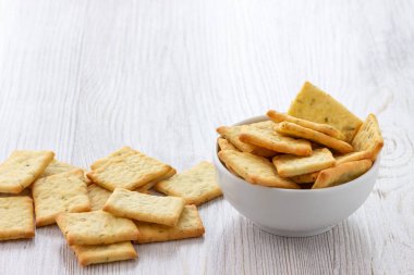 Masada kase kuru tuzlu kraker çerezleri