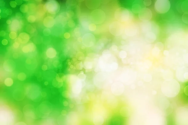 Verde Blanco Fondo Abstracto Bokeh — Foto de Stock