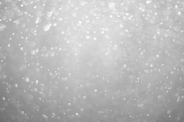 Streszczenie Tapety Biały Błyszczący Glitter Bokeh — Zdjęcie stockowe