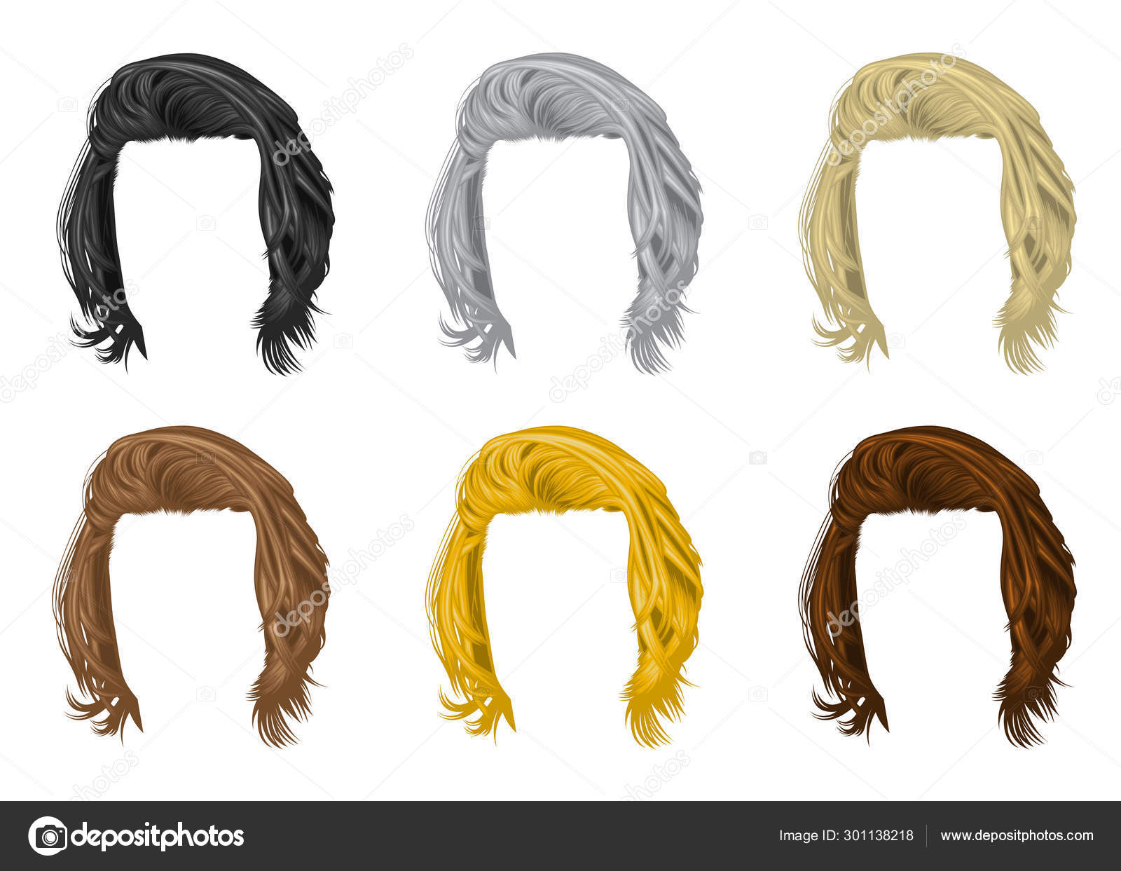Vector Set Hairstyles Women Long Hair Natural Colors Vector Stock Vector Image by ©OtherStock #301138218 Vector Set Hairstyles Women Long Hair Natural Colors Vector Stock Vector Image by ©OtherStock #301138218
