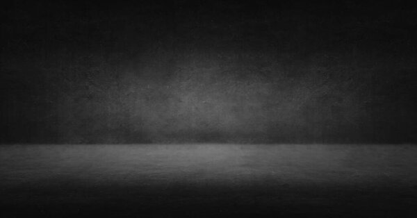 dark rough cement wall and studio room gradient background
